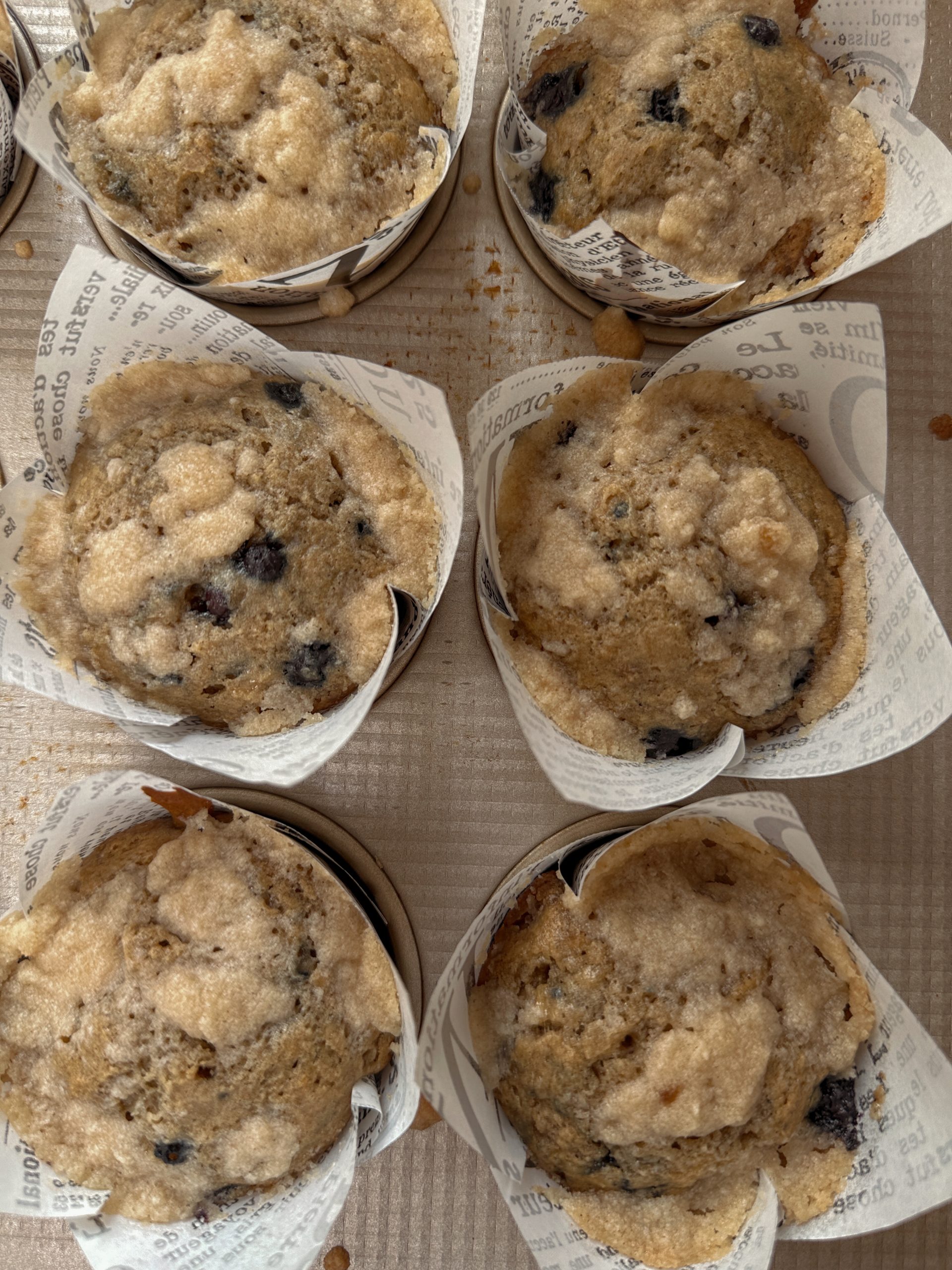 Blueberry Banana Bread Muffins