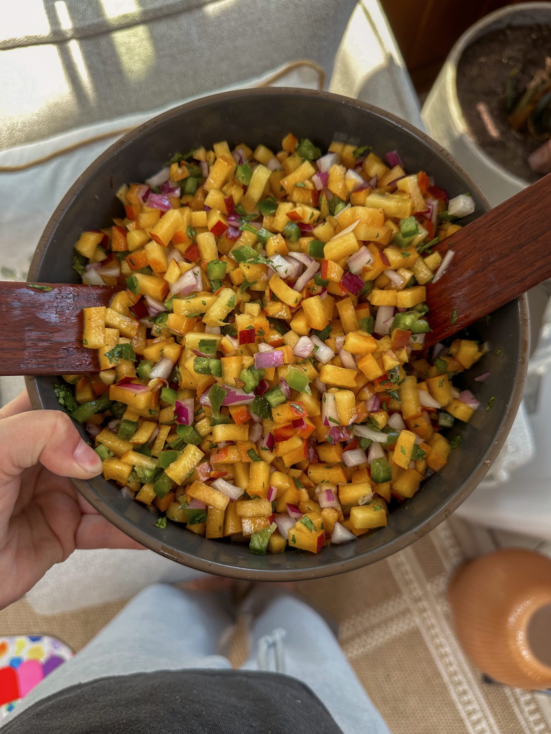 Homemade Peach Salsa