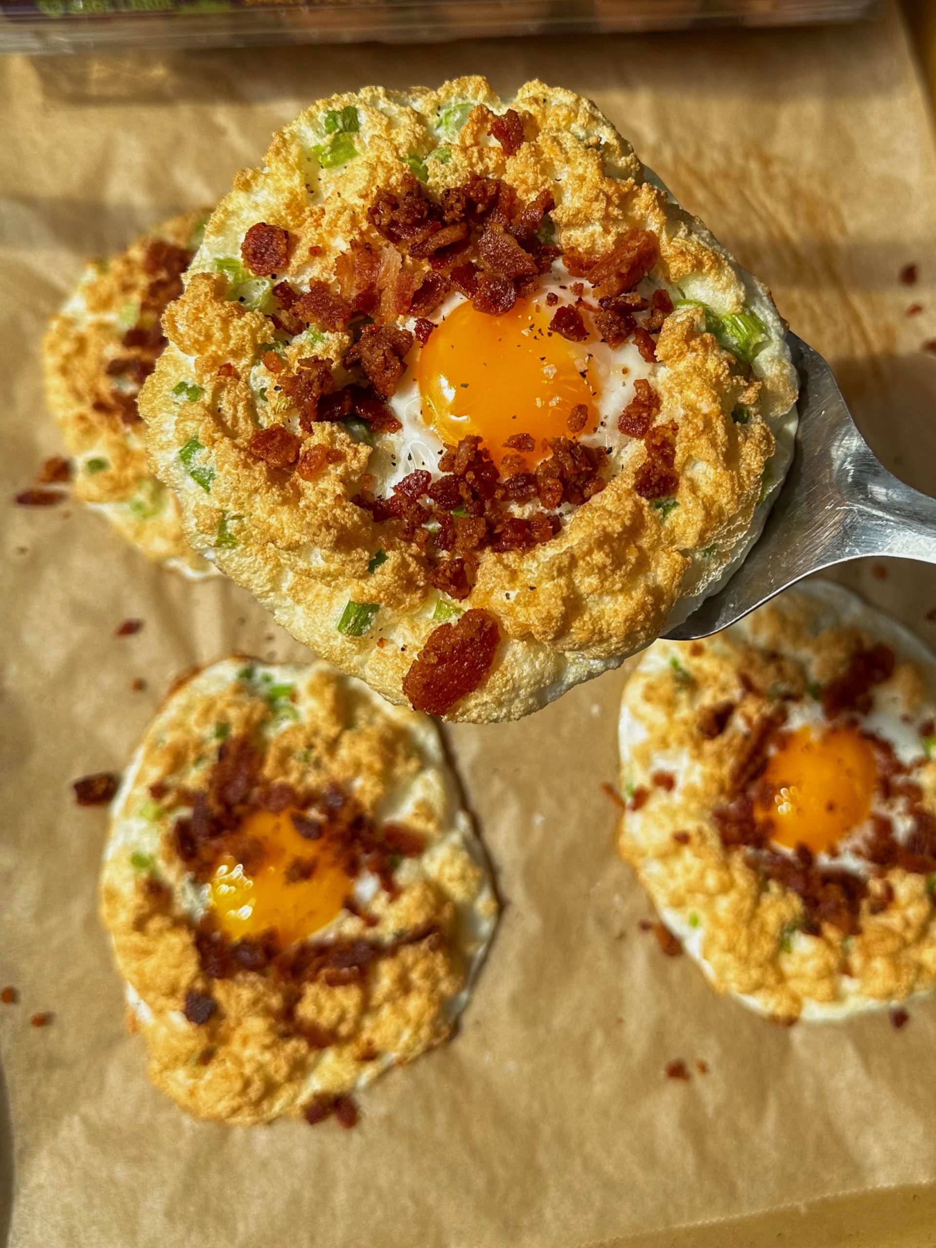 Bacon & Chive Egg Clouds