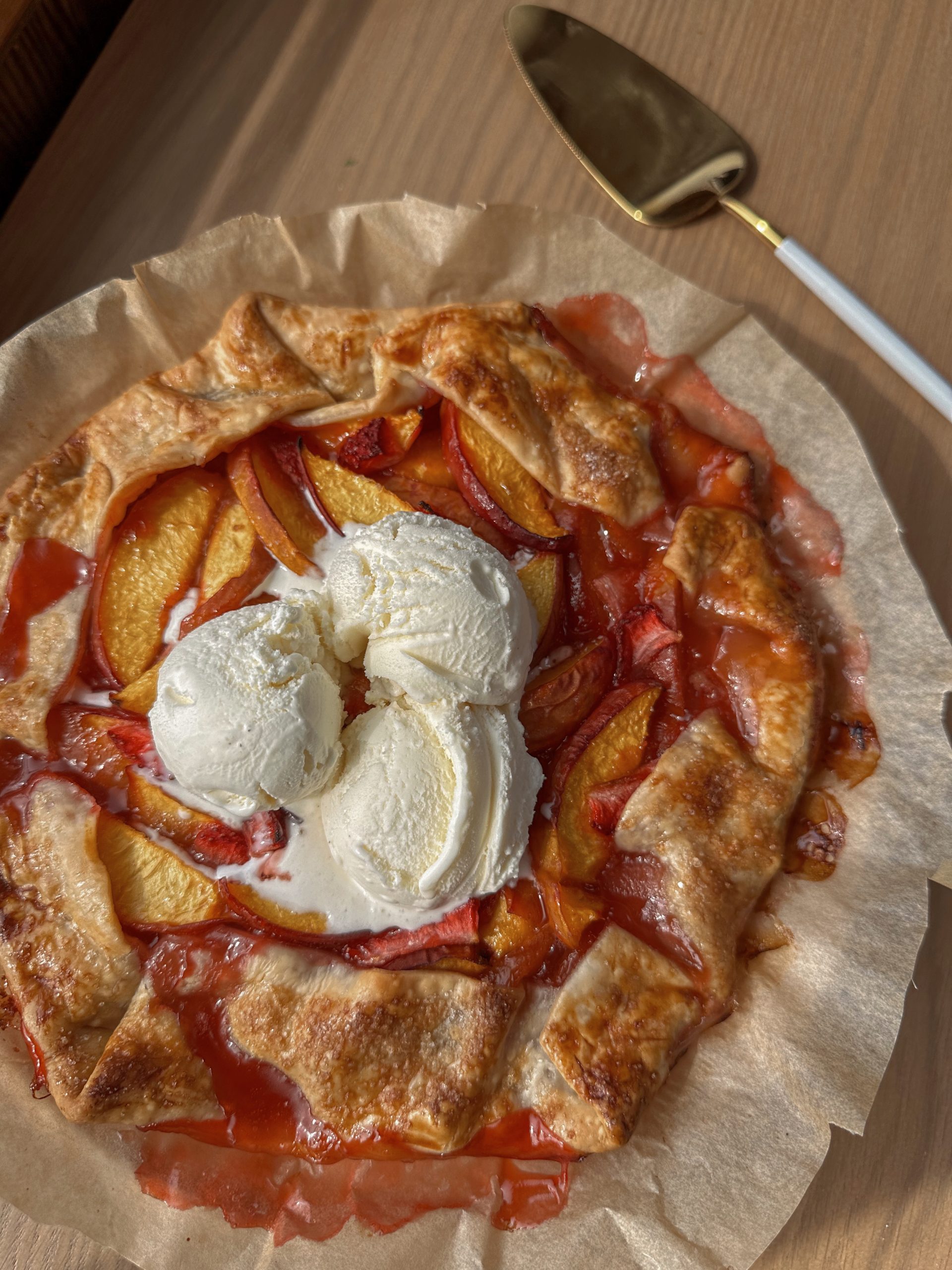 Strawberry Peach Galette