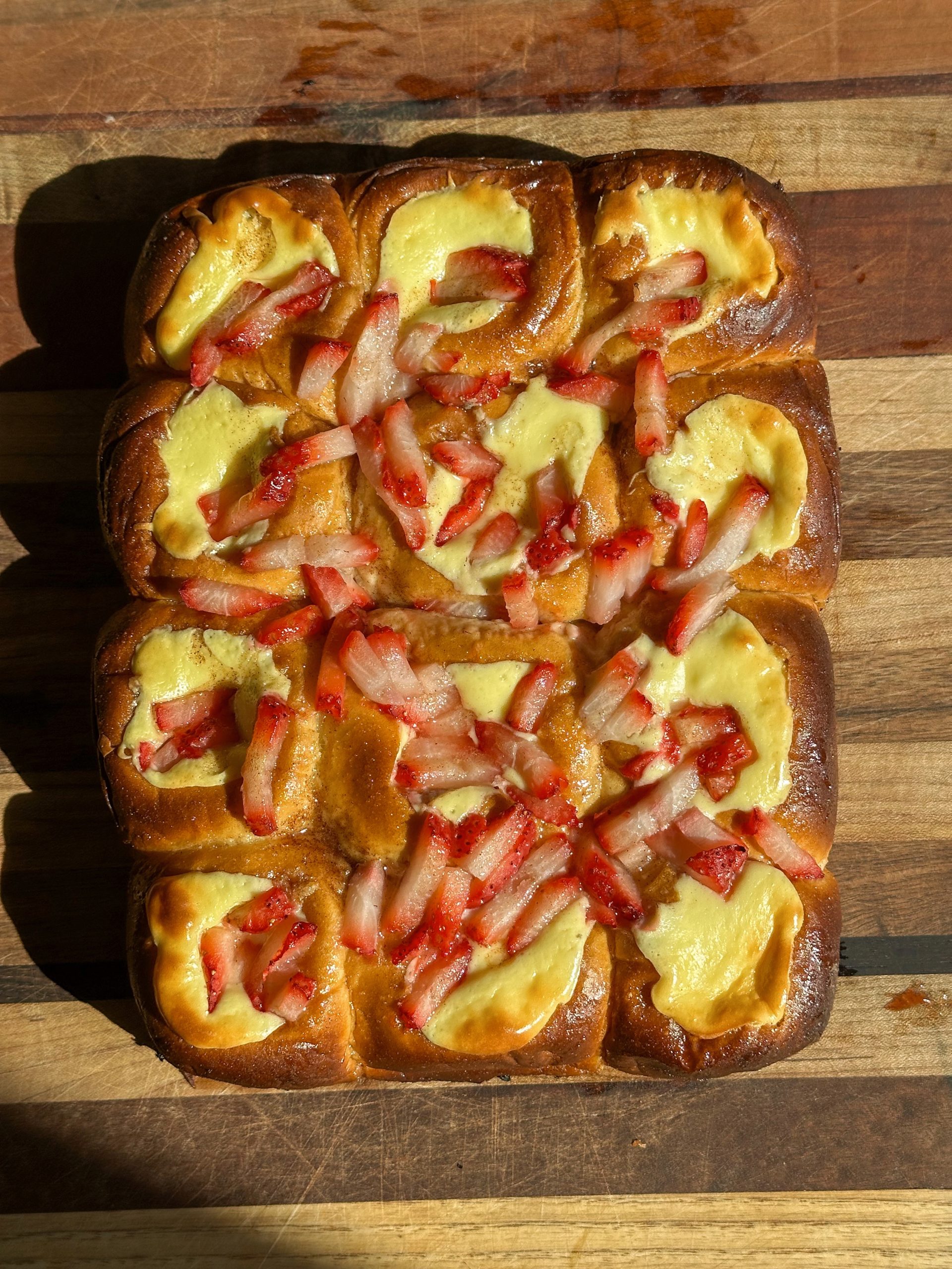No-Fuss Strawberry Cheesecake Danish Bake