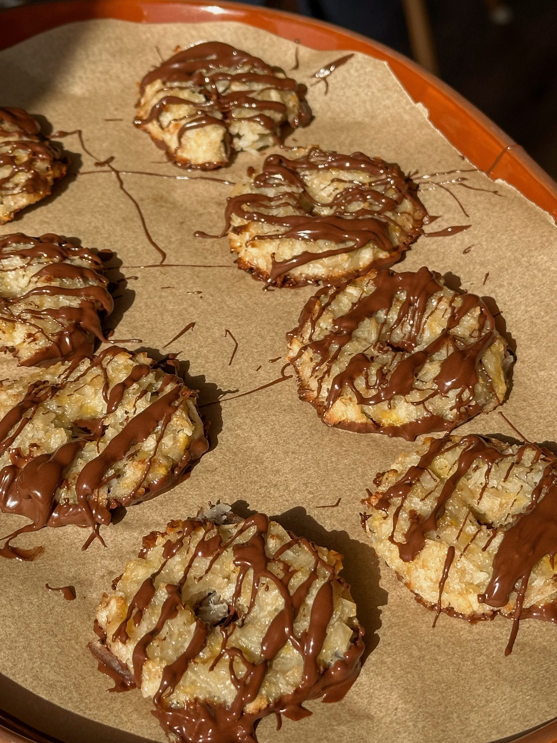 3 Ingredient Healthy Samoa Cookies